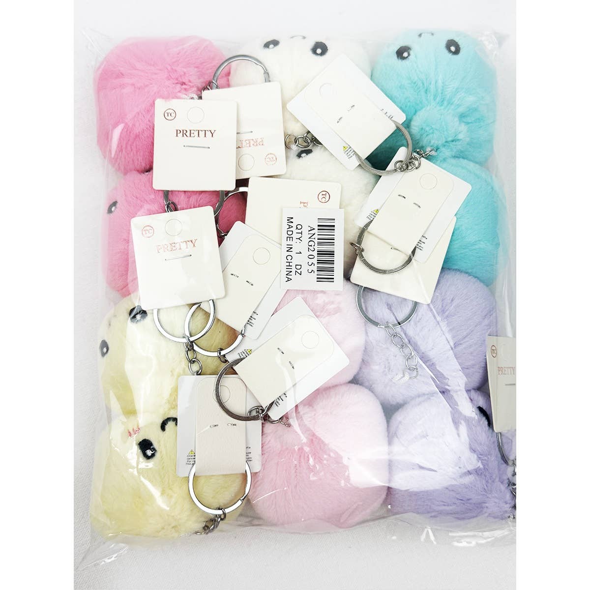 Fuzzy Dumpling Keychain