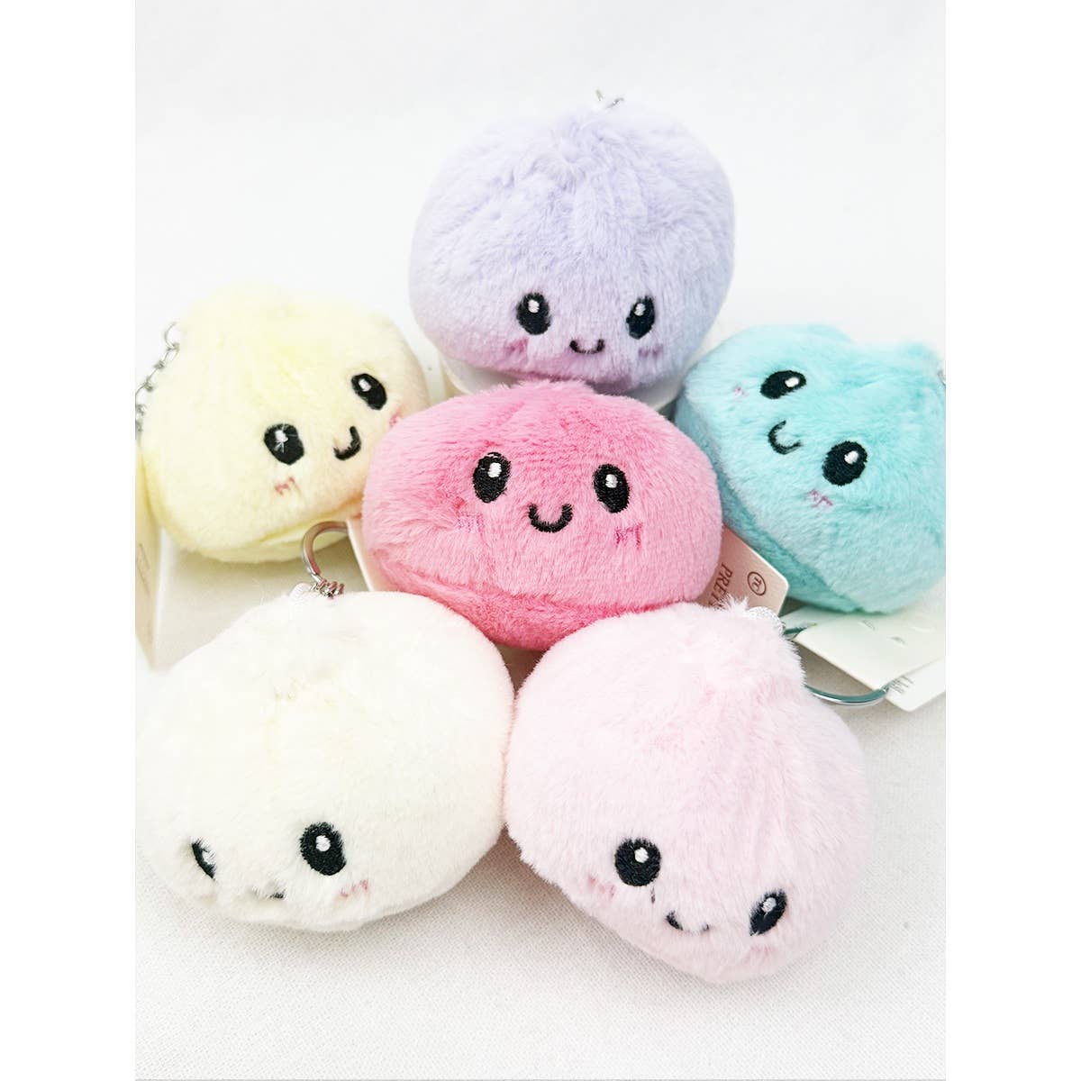 Fuzzy Dumpling Keychain