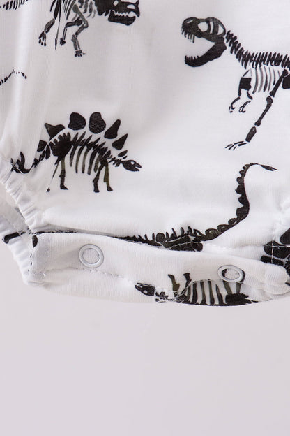 Navy Dinosaur Print Bubble