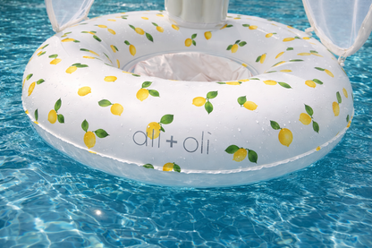 Ali+Oli Baby Swim Seat with Sun Canopy (Lemons)