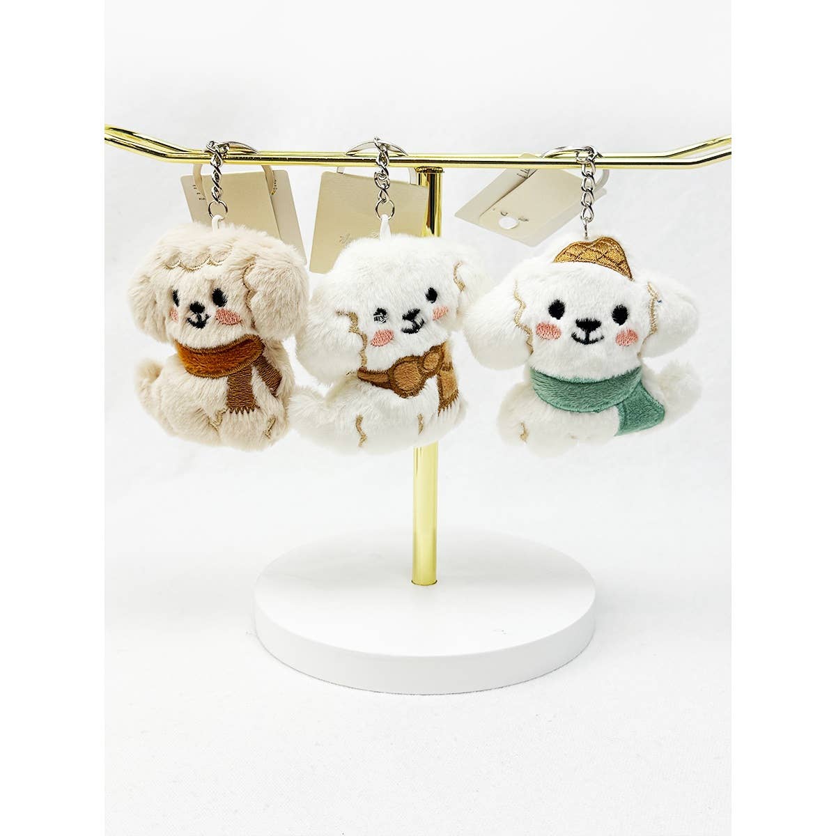 Plush Puppy Keychain
