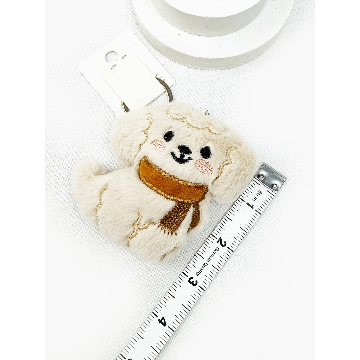 Plush Puppy Keychain