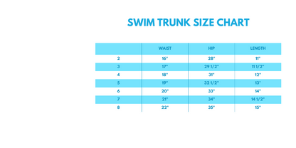 Colorblock Fish Embroidery Swim Trunks
