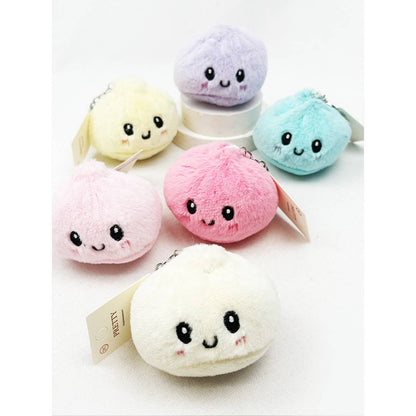 Fuzzy Dumpling Keychain