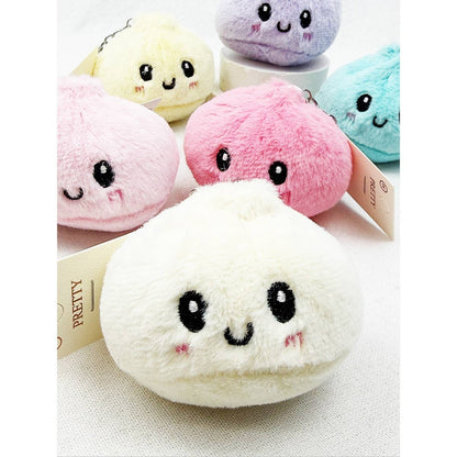 Fuzzy Dumpling Keychain
