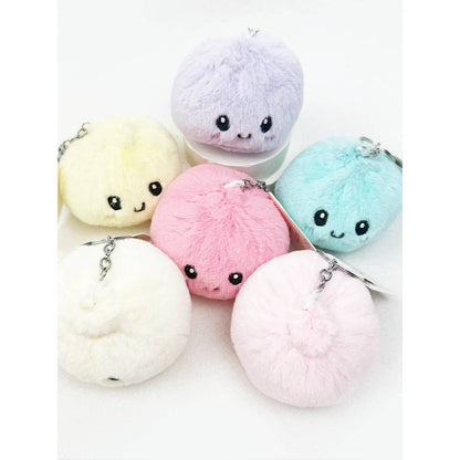 Fuzzy Dumpling Keychain