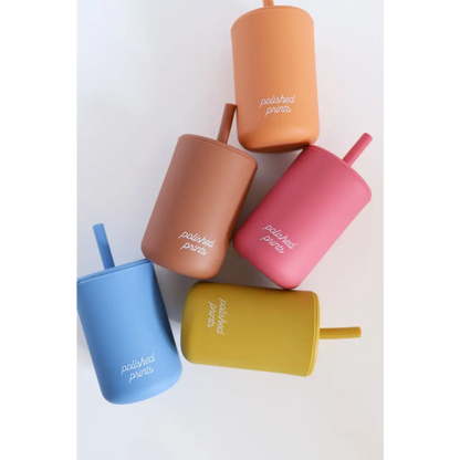 Mini Silicone Straw Cups for Kids