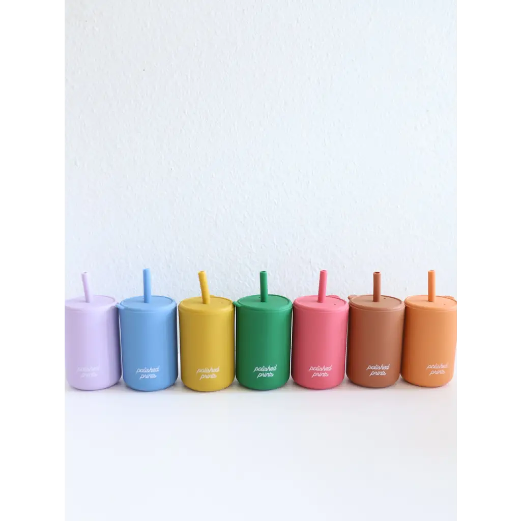 Mini Silicone Straw Cups for Kids