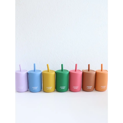 Mini Silicone Straw Cups for Kids